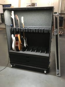 Led verlichting in gitarencase